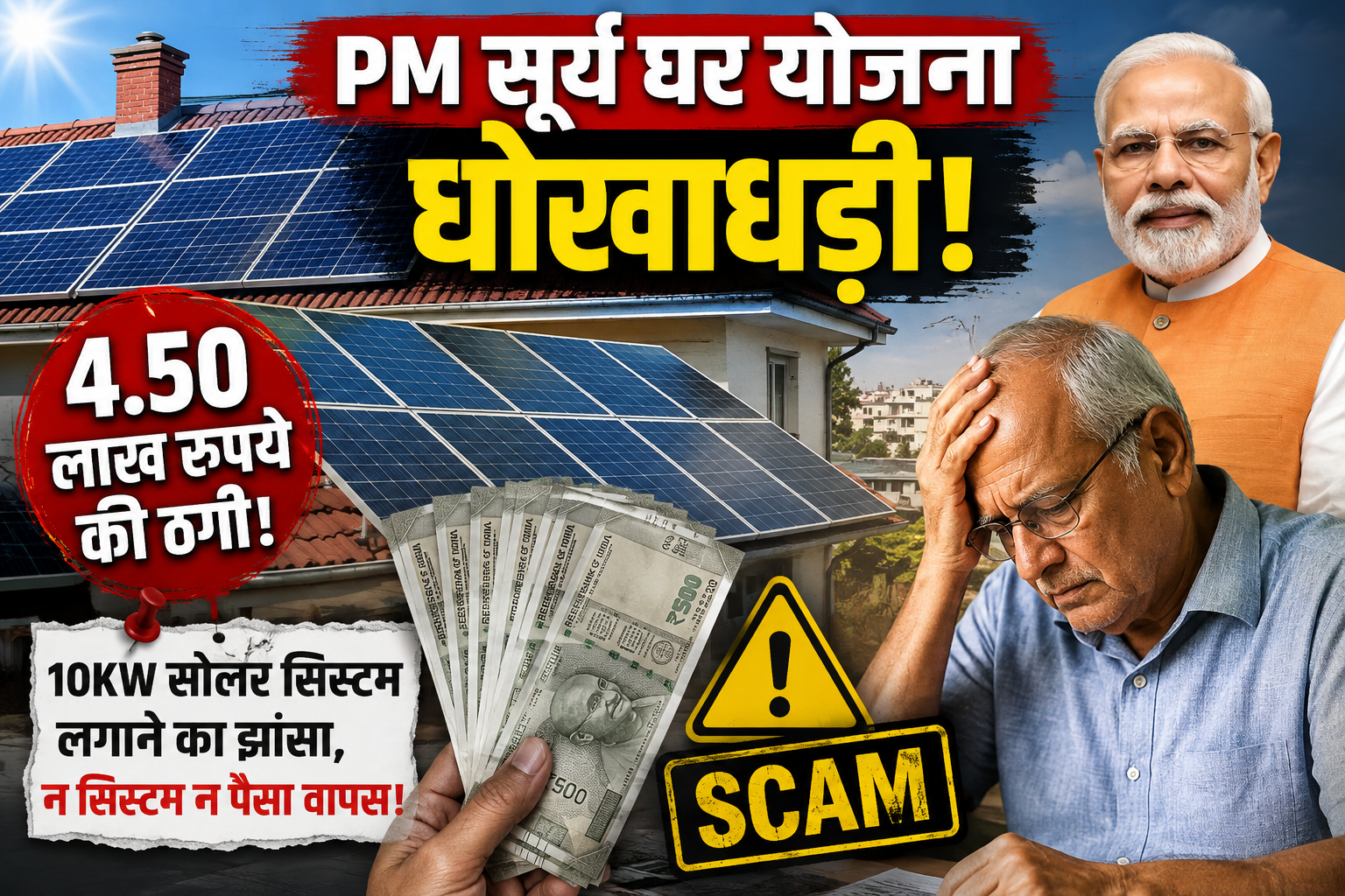 पीएम सूर्य घर योजना धोखाधड़ी